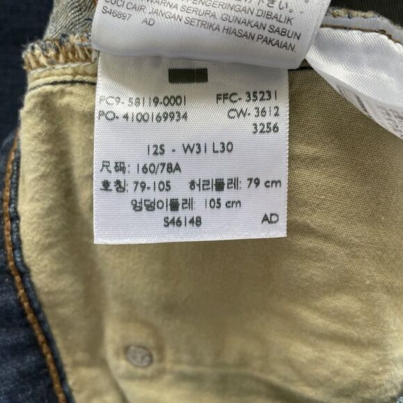 LEVIS Jeans Womens 31 Perfectly Slimming 512 Straight-Leg Denim Blue Stretch - Picture 8 of 8